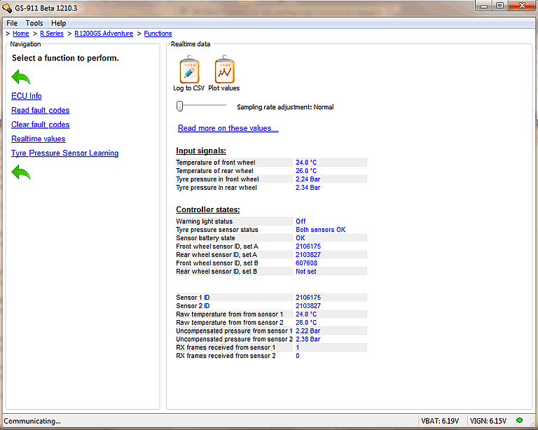 GS911 - RDC screen
